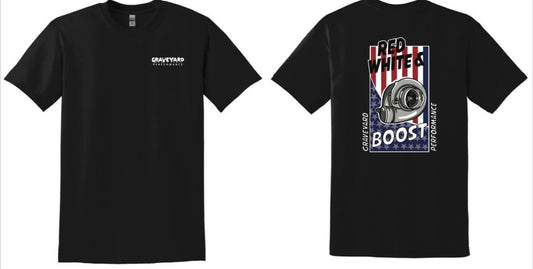 Graveyard Performance Red White & Boost T-Shirt