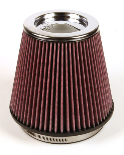 K&N Round Tapered Universal Air Filter 6in Flange ID x 7.5in Base OD x 5in Top OD x 6.5in Height - Graveyard Performance