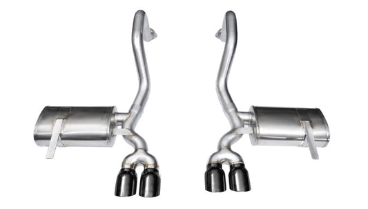 Corsa 1997-2004 Chevrolet Corvette C5 Z06 5.7L V8 Xtreme Axle-Back Exhaust w/ Black Tips - Graveyard Performance