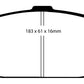 EBC 99-04 Ford Mustang 3.8 Bluestuff Front Brake Pads