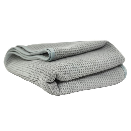 Chemical Guys Waffle Weave Gray Matter Microfiber Drying Towel - 36in x 25in