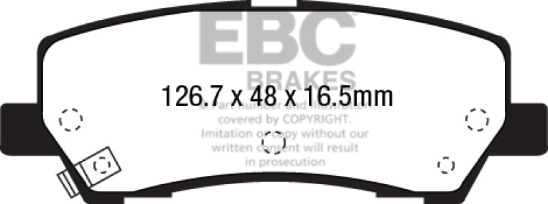 EBC brake Ultimax2 brake Pads - Graveyard Performance