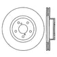 StopTech Power Slot 06-08 Subaru Legacy / 13 Scion FR-S / 13 Subaru BRZ Front Right Slotted Rotor