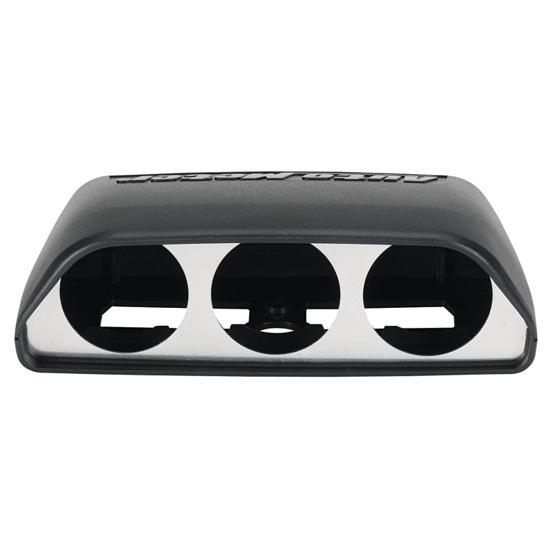 Autometer 08-11 Dodge Challenger Black Triple Dash Pod - Graveyard Performance