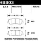 Hawk 16-17 Ford Mustang Brembo Package HPS Rear Brake Pads