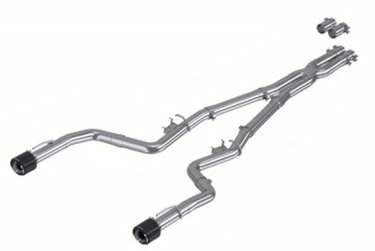 MBRP 17-21 Charger 5.7L/6.2L/6.4L 3in Race Profile Cat-Back w/Dual Carbon Fiber Tips T304 SS Exhaust - Graveyard Performance