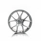 Titan 7 T-CS5 18x9.5 5x114.3 +40 Offset / 73 CB Iridium Silver Wheel (Hub Ring Req.)