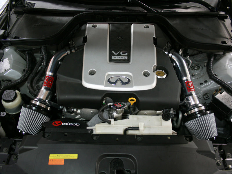 aFe Takeda Intakes Stage-2 PDS AIS PDS Infiniti G37 Coupe 08-12 V6-3.7L (pol) - Graveyard Performance