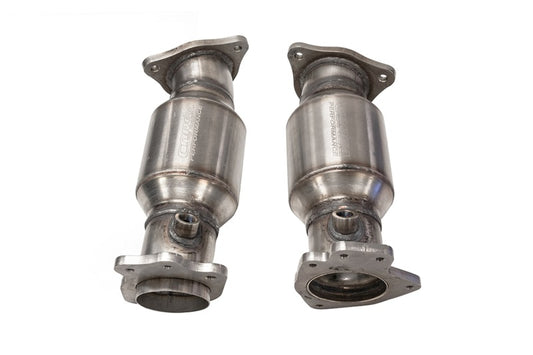 Corsa 20-21 Chevrolet Corvette High Flow 300 Cell Cat Pipes - Graveyard Performance