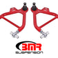 BMR 79-93 Fox Mustang Lower A-Arms (Coilover Only) w/ Adj. Rod End and STD. Ball Joint - Red