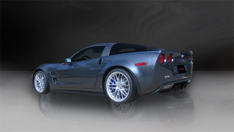 Corsa 2012-2013 Chevrolet Corvette C6 Z06 7.0L V8 Black Sport Cat-Back Exhaust - Graveyard Performance