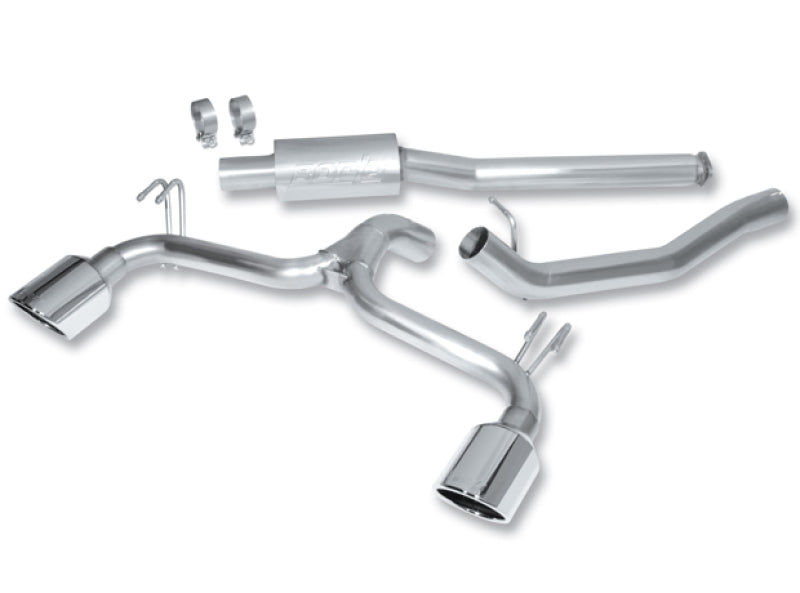 Borla 09-15 Mitsubishi Lancer Ralliart 2.0L 4cyl MT 6spd AWD Catback Exhaust - Graveyard Performance