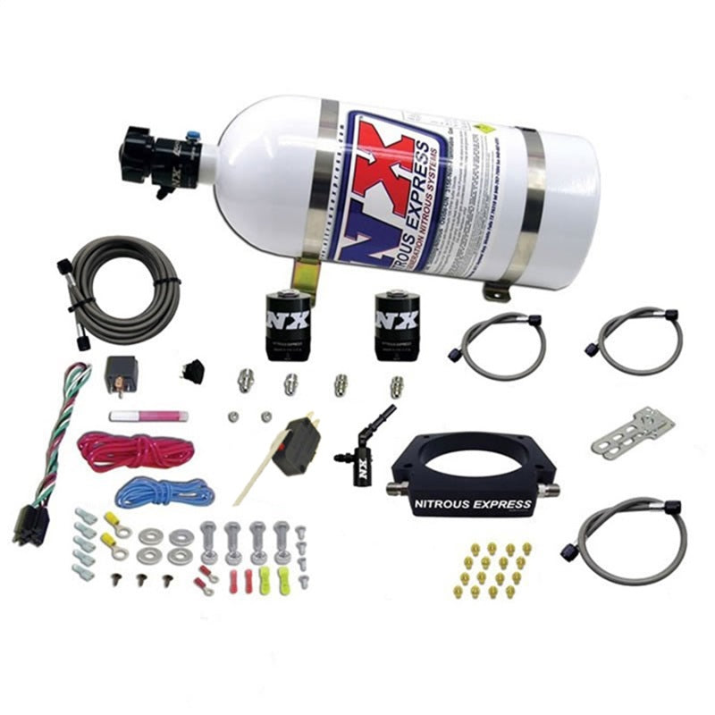 Nitrous Express LT2 C8 Nitrous Plate Kit (50-300HP) w/10lb Bottle - Graveyard Performance