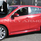 Rally Armor 10-13 Mazda3/Speed3 (Hatch/Sedan) Black UR Mud Flap w/White Logo
