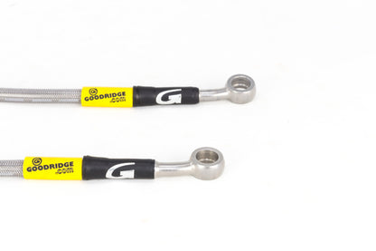 Goodridge 17-20 Honda Civic Si (Si Model Only) Stainless Steel Brake Line Kit - Graveyard Performance