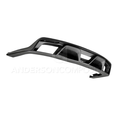 Anderson Composites 15-16 Ford Mustang R-Style Rear Valance (for Quad Tip Exhaust) - Graveyard Performance