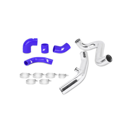 Mishimoto Mitsubishi Lancer Evolution 7/8/9 BLUE Upper Intercooler Pipe Kit - Graveyard Performance