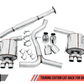 AWE Tuning Subaru STI VA / WRX GV / STI GV Sedan Touring Edition Exhaust - Chrome Silver Tip (102mm)