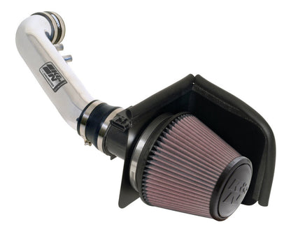 K&N 01-04 Ford Mustang GT 4.6L Polished Typhoon Short Ram Intake - Graveyard Performance
