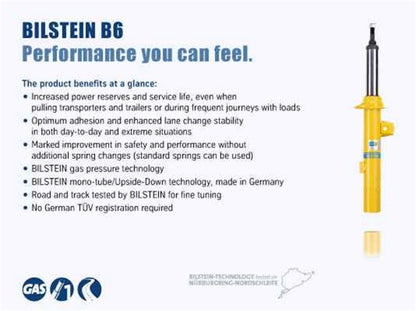 Bilstein B8 (SP) 00-11 Ford Focus Rear 46mm Monotube Shock Absorber - Graveyard Performance