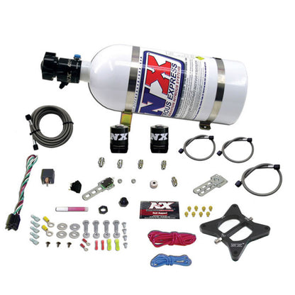 Nitrous Express 96-04 Ford Mustang 4.6L 2 Valve Nitrous Plate Kit w/10lb Bottle - Graveyard Performance