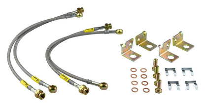 Goodridge 06-13 Chevrolet Corvette Z06/ZR1/Grand Sport Stainless Steel Brake Line Kit - Graveyard Performance