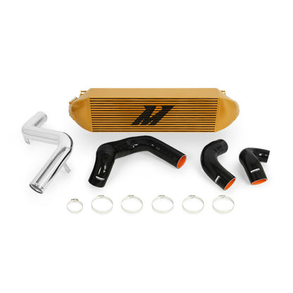 Mishimoto 2013+ Ford Focus ST Gold Intercooler w/ Polished Pipes - Graveyard Performance