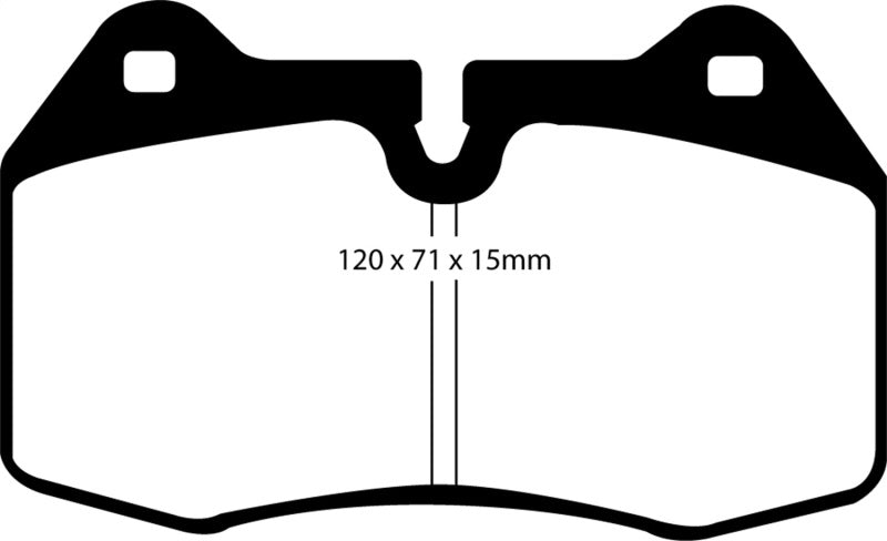 EBC 03-04 Infiniti G35 3.5 (Manual) (Brembo) Bluestuff Front Brake Pads - Graveyard Performance