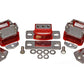Energy Suspension 69-71 Camaro / 70-73 Monte Carlo Red Motor and Transmission Mounts; Chrome Finish