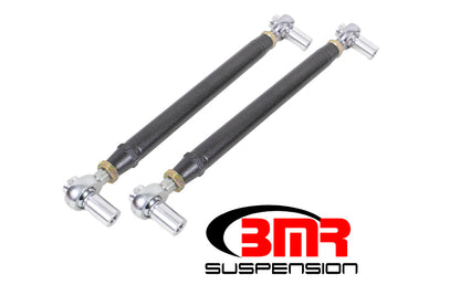 BMR 79-98 Fox Mustang Chrome Moly Lower Control Arms w/ Double Adj. Rod Ends - Black Hammertone - Graveyard Performance