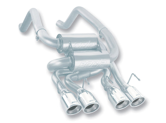 Borla 05-08 Corvette Convertible/Coupe 6.0L/6.2L 8cyl SS S-Type Exhaust (REAR SECTION ONLY) - Graveyard Performance