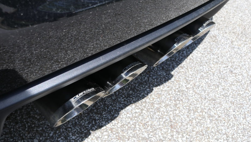 Corsa 2005-2007 Chevrolet Corvette (C6) 6.0L/6.2L Polished Xtreme Axle-Back Exhaust w/4.5in Tips - Graveyard Performance