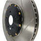 StopTech 09-11 Nissan GT-R Front Left Slotted Bare Iron 380x34mm AeroRotor Kit