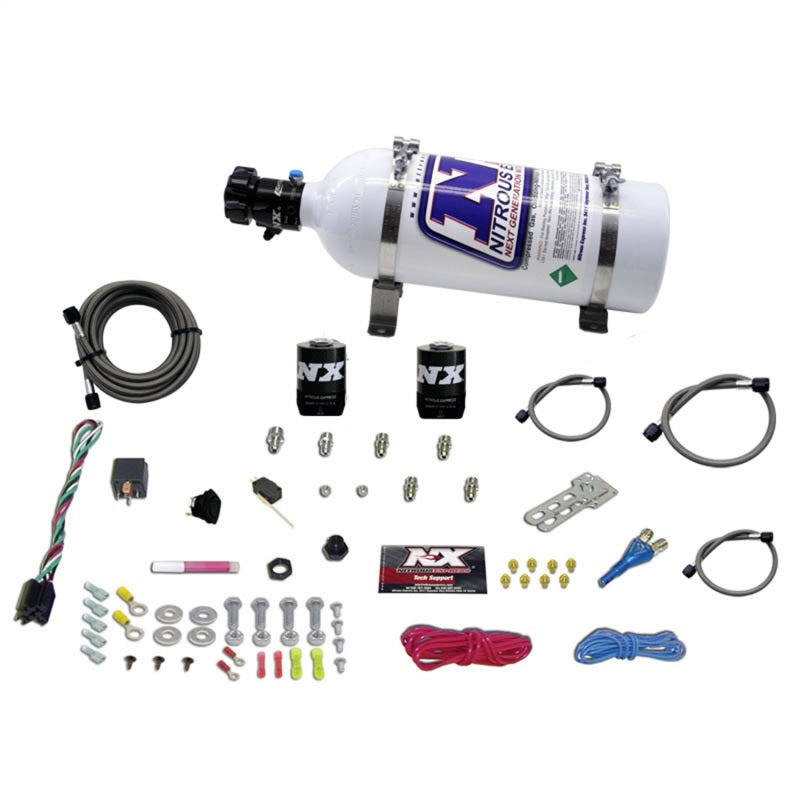 Nitrous Express All GM EFI Single Nozzle Nitrous Kit w/(35-150HP) 5lb Bottle - Graveyard Performance