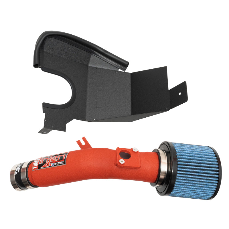 Injen 16-21 Honda Civic 1.5L 4 Cyl. Wrinkle Red Short Ram Intake - Graveyard Performance
