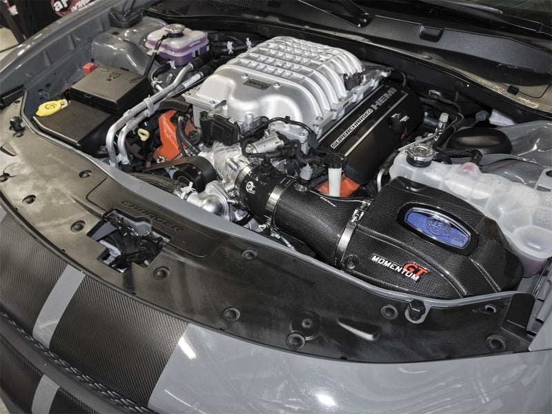 aFe Momentum GT Black Series Carbon Fiber CAIS 2017 Dodge Challenger/Charger SRT Hellcat V8-6.2L(sc) - Graveyard Performance