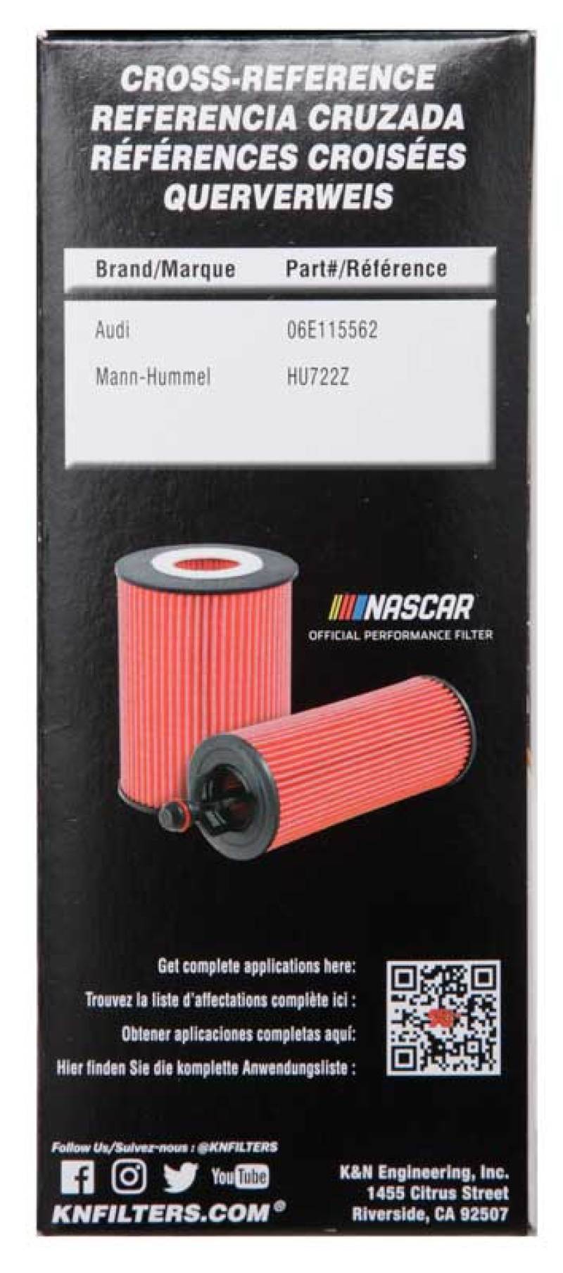 K&N Oil Filter OIL FILTER AUTOMOTIVE - Graveyard Performance