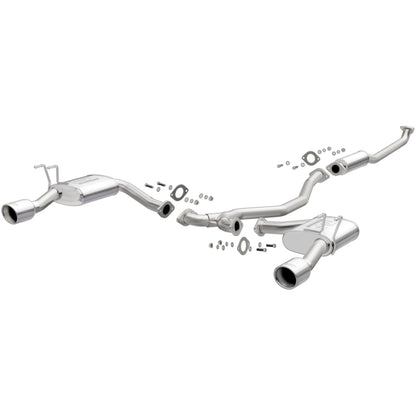 MagnaFlow Cat-Back 2016 Honda Civic (Sedan Only) 1.5L L4 Turbo 2.25in SS Dual Outlet - Graveyard Performance