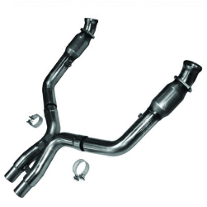 Kooks 11-14 Ford Mustang GT 5.0L 4V 3in x 2 3/4in OEM Cat X Pipe Kooks HDR Req - Graveyard Performance