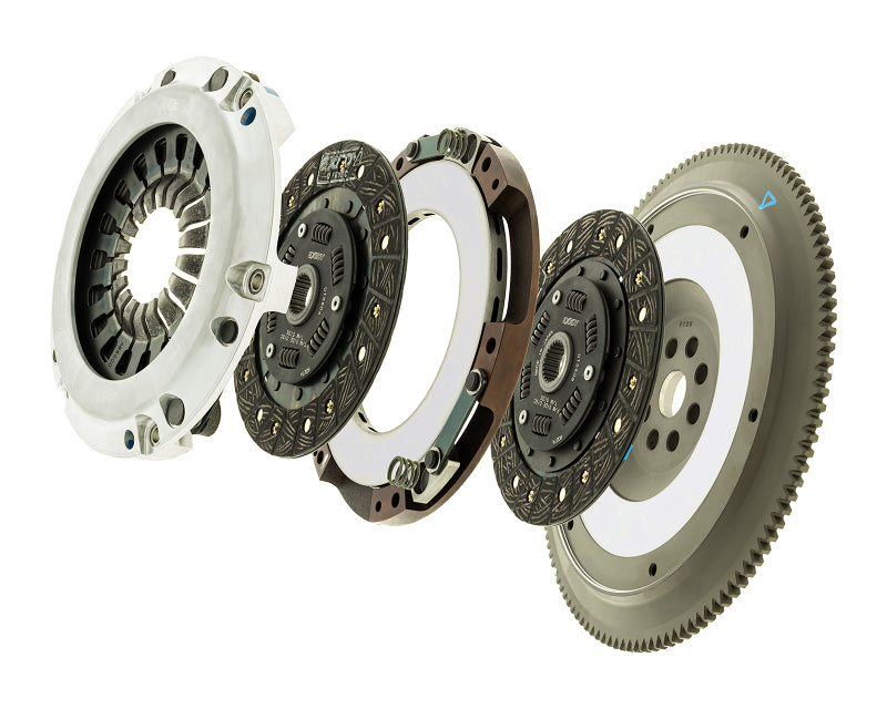 Exedy 1991-1996 Acura NSX V6 Hyper Twin Organic Clutch Strap Drive Type Sprung Center Disc - Graveyard Performance