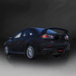 Corsa 2008-2015 Mitsubishi Lancer Evolution X Sedan 2.0L Black Sport Dual Rear Cat-Back Exhaust