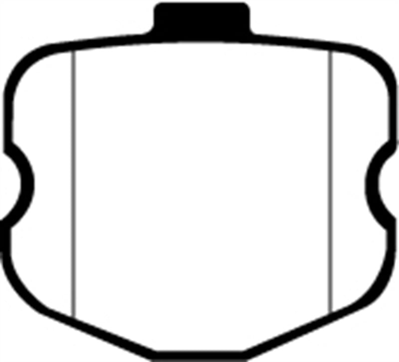EBC 06-08 Chevrolet Corvette (C6) 7.0 (Z06) Yellowstuff Front Brake Pads - Graveyard Performance