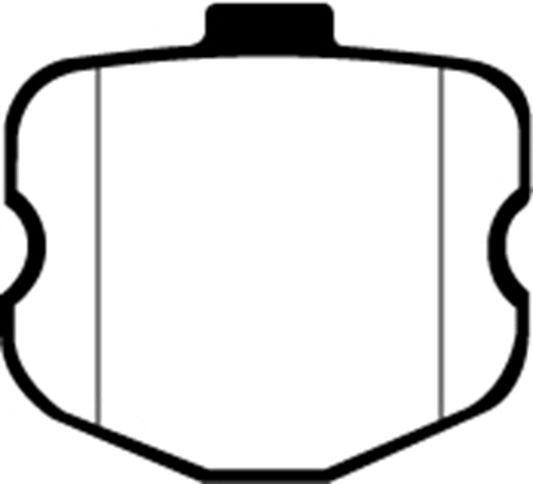 EBC 06-08 Chevrolet Corvette (C6) 7.0 (Z06) Redstuff Front Brake Pads - Graveyard Performance