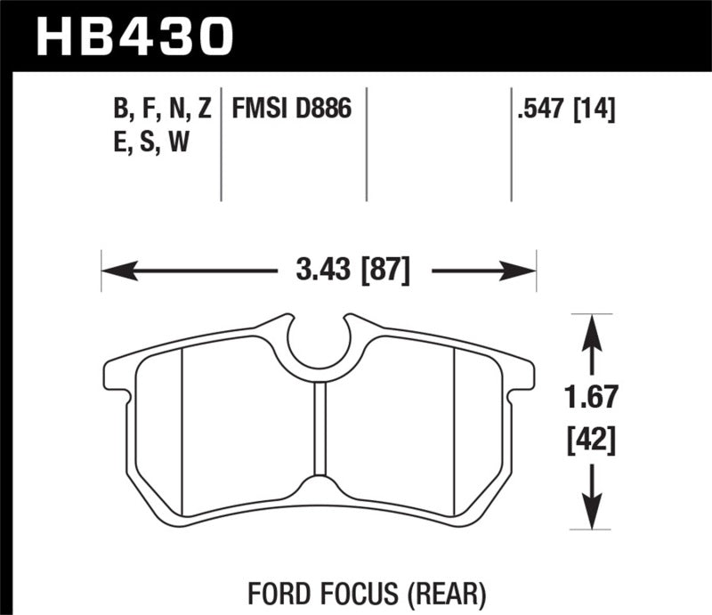Hawk HPS Street Brake Pads - Graveyard Performance