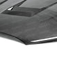 Seibon 08-12 Mitsubishi Lancer Evo X DV-Style Carbon Fiber Hood