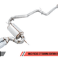 AWE Tuning Ford Focus ST Touring Edition Cat-back Exhaust - Resonated - Diamond Black Tips