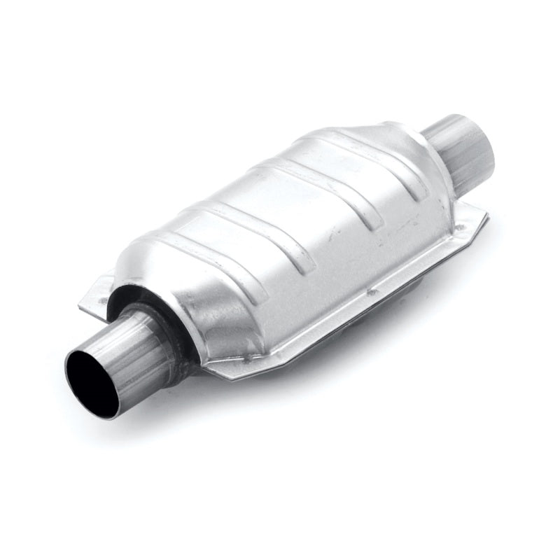 MagnaFlow Conv Univ 2.25in Inlet/Outlet Center/Center Oval 9inx6.5inx13in - Graveyard Performance