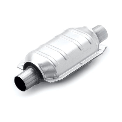 MagnaFlow Conv Univ 2.25in Inlet/Outlet Center/Center Oval 9inx6.5inx13in - Graveyard Performance