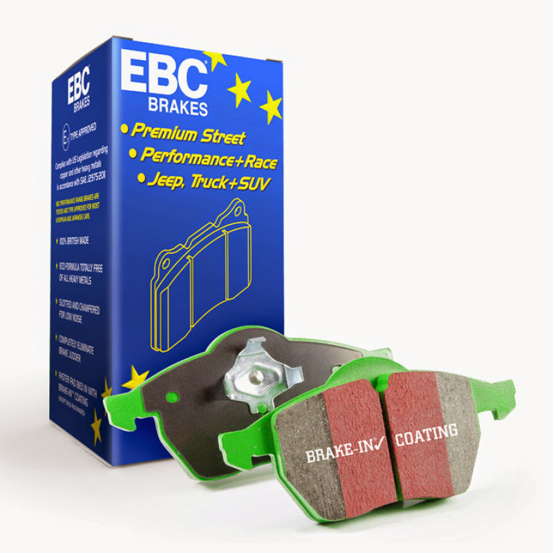 EBC 09-11 Audi A4 2.0 Turbo Greenstuff Rear Brake Pads - Graveyard Performance