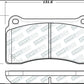 StopTech Street Select 09-18 Nissan GT-R Rear Brake Pads